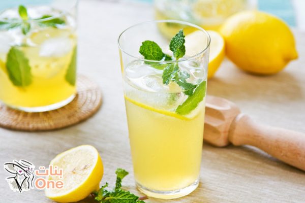 طريقة عمل عصير الليمون الفريش  