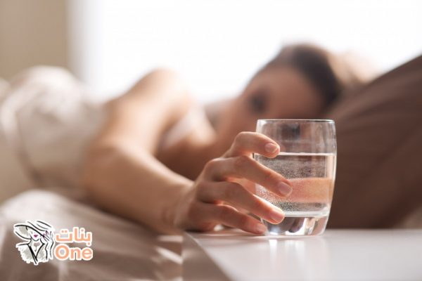 فوائد شرب الماء قبل النوم  