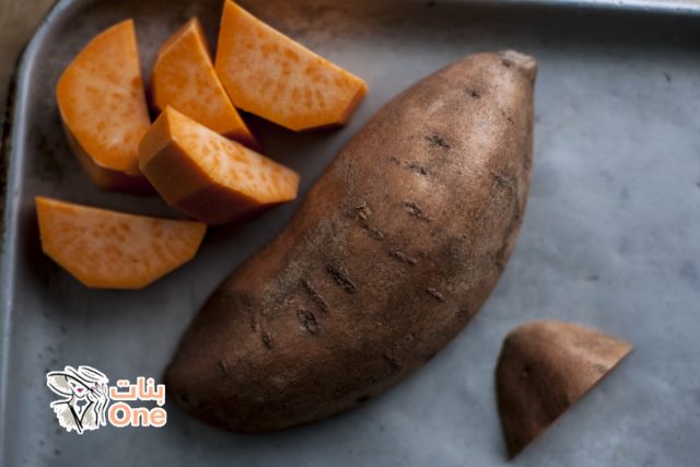 طريقة شوي البطاطا الحلوة بالميكرويف  