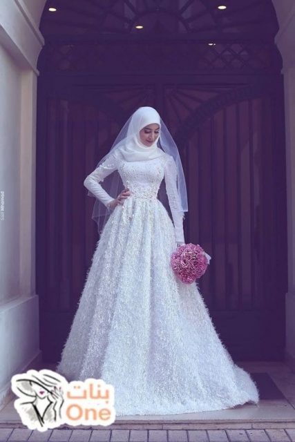 أجمل فساتين زفاف محجبات تركية 2021  