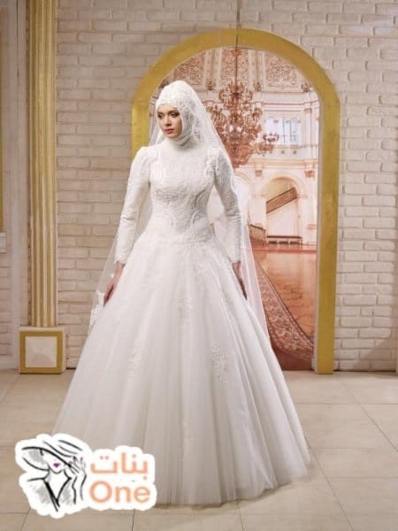 أجمل فساتين زفاف محجبات مصرية 2021  