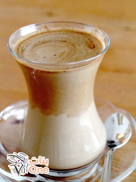 طريقة القهوة التركية بالحليب السائل  