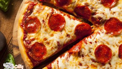 طريقة عمل بيتزا البيبروني بدون عجين  