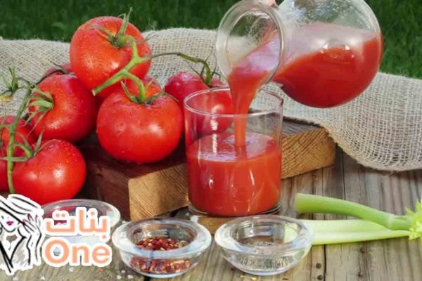 طريقة عمل عصير الطماطم للتخزين  