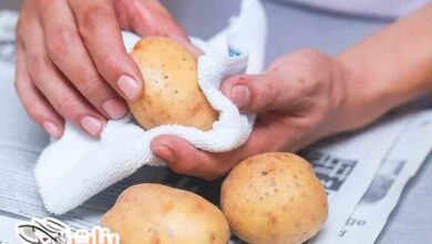 طريقة تخزين البطاطس  