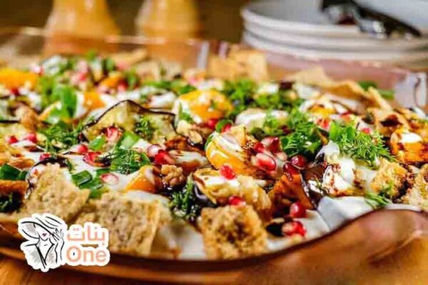طريقة فتة الباذنجان السورية الشهية  
