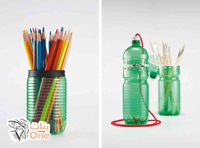 طريقة إعادة استخدام الزجاجات البلاستيك  
